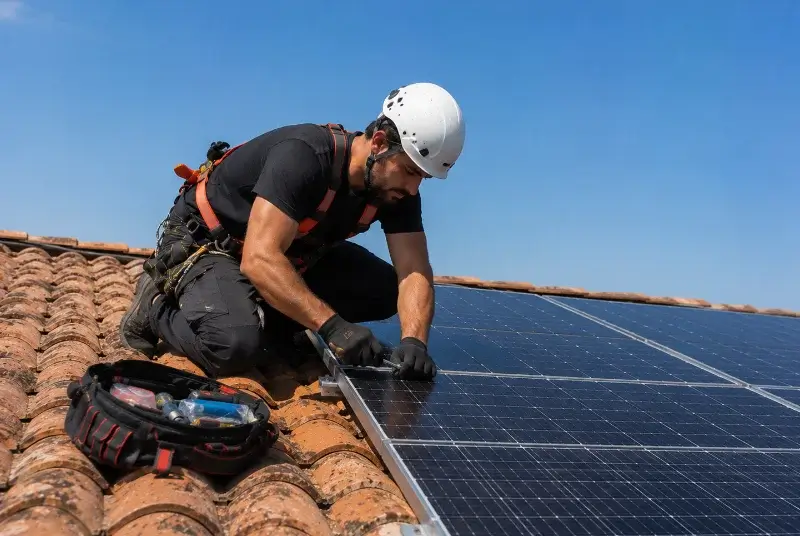 Maintenance et monitoring de panneaux solaires à Fauch