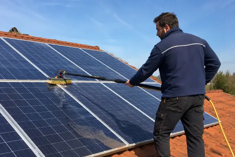 Nettoyage et entretien de panneaux solaires à Fauch